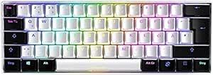 Sharkoon SGK50 S4 - 60% - przewodowa - USB - QWERTY - RGB LED - czarna