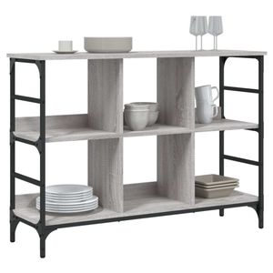 Príborník sivý Sonoma 102x32x73,5 cm materiál na báze dreva