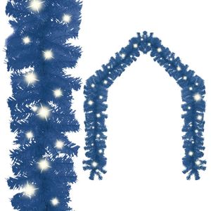 vidaXL Weihnachtsgirlande mit LED-Lichtern 20 m Blau