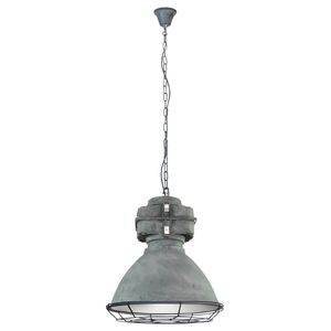 BRILLIANT Lampe Anouk Pendelleuchte 48cm Glas grau antik | 1x A60, E27, 60W, geeignet für Normallampen (nicht enthalten) | Kette ist kürzbar