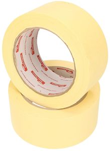 KOTARBAU® 2er Set Kreppband 48mm x 50m Selbstklebend Gelb Schutzband bei Malerarbeiten