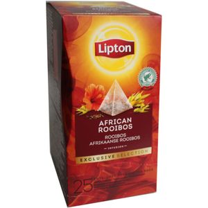 Lipton Pyramiden Teebeutel African Rooibos 25 Btl. Vakuumverpackt