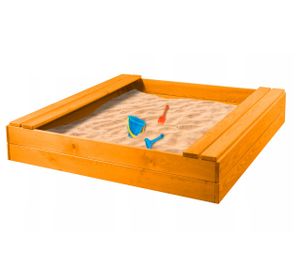 Sandkasten Sandbox Sandkiste Holz Spielhaus für Kinder 150x150; Pinia