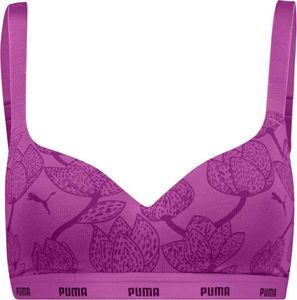 Puma Printed Padded Sport-bh Lila XS Frau Lila XS