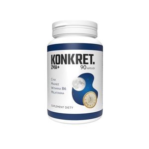 Kompozycja cynku magnezu i witaminy B6 KONKRET ZMA+