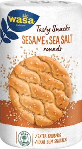 Wasa Delicate Rounds Sesam und Meersalz golden baked extra crispy 235g