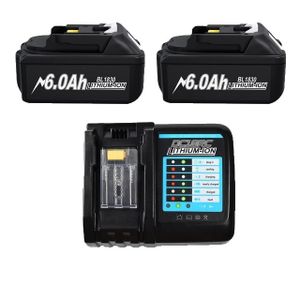 Akumulator Makita 18V, akumulator, ogniwo litowo-jonowe, ładowarka 2 6.0Ah 3A