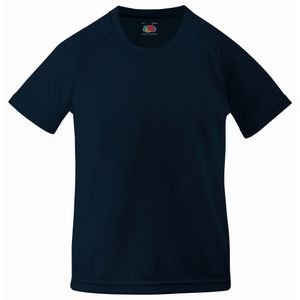Fruit Of The Loom Kinder T-Shirt Performance Sportwear BC1350 (128) (Deep Navy)