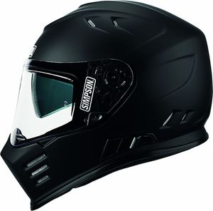 Simpson Venom Helm, schwarz matt, 3XL (65)