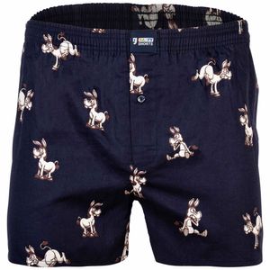 Happy Shorts Herren Web-Boxershorts - American Boxershorts Donkeys XL