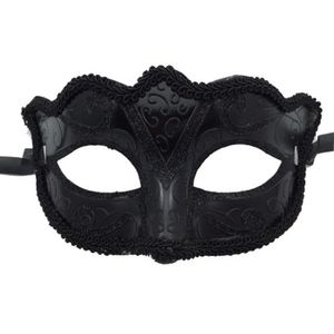 Halloween Schwarz Venezianische Maskerade Karneval Partei Augenmaske Maske
