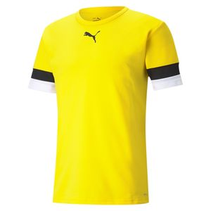 Puma koszulka piłkarska teamRISE mężczyźni żółty czarny biały rozmiar XXL