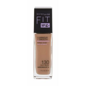 Maybelline Fit Me! Luminous + Smooth Foundation Flüssiges Make Up mit mattierender Wirkung 130 Buff Beige 30 ml