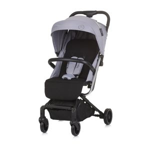 Chipolino Kinderwagen, Buggy Bijou Aluminiumrahmen Aufbewahrungskorb EVA-Reifen grau