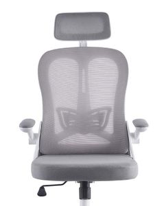 Fotel Biurowy Obrotowy Ergonomiczny szary Horseking Siatka Mesh Wygodny ERGONOMICZNY