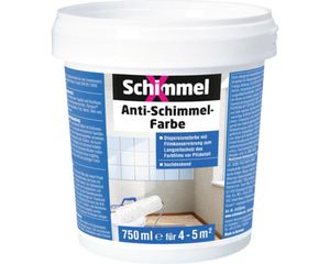 SchimmelX Anti-Schimmelfarbe weiß 750 ml