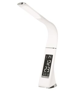 LED-Schreibtischlampe - Weiß - H 42 cm - mit 3-Stufen Touchdimmer