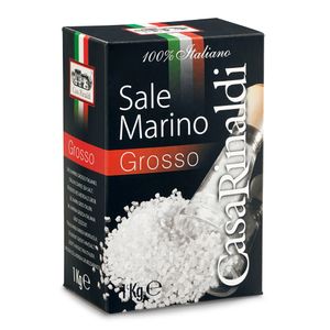 Casa Rinaldi grobes Meersalz aus Italien in der Packung 1000g