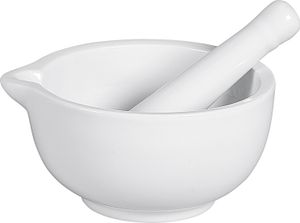 Keramický hmoždíř 15cm, biely
