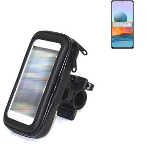 K-S-Trade Fahrrad-Halterung kompatibel mit Xiaomi Redmi Note 10 Pro Max Handy-Halterung Halter Lenkstange Fahrradhalterung Motorrad Bike Mount