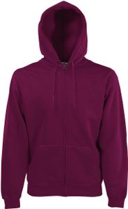 Fruit of the Loom 62-062-0 | Classic Hooded Sweat Jacket - Farbe: Burgundy - Größe: XL Fruit of the Loom 62-062-0 | Classic Hooded Sweat Jacket - Farbe: Burgundy - Größe: XL