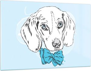 Bilder auf glas - Hund Labrador Auge Portrait - 120x80cm - Glasbilder - Wandbilder - Kunstdruck - zum Aufhängen bereit - Wanddekoration aus Glas - Glas Bilder - Wandbild auf Glas - GAA120x80-3114