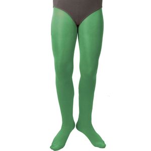 Strumpfhose grün blickdicht Kostüm-Zubehör für Damen und Kinder, Größe:140/152