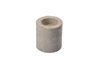 Kerzenleuchter aus Beton für Stabkerzen bis Ø 30 mm und Teelichter (Höhe 60 mm)