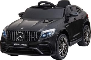 Mercedes Elektrischer Children's Car GLC63S 2-Sitzer Schwarz - Leistungsstarke Batterie - Ferngesteuert - Sicher Für Kinder