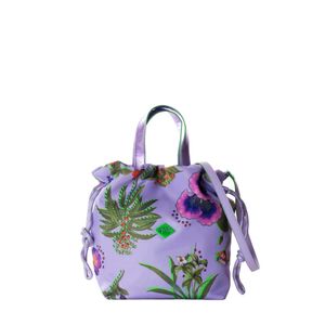 Oilily Biotope Drawstring Handbag Lilac