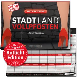 STADT LAND VOLLPFOSTEN® - ROTLICHT EDITION "Jetzt wird's dreckig." - A4
