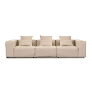 Modulares Sofa VERONA - Variantenauswahl, Farbe:beige, Größe:M