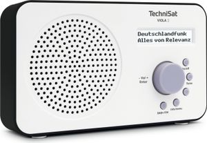 TechniSat VIOLA 2 tragbares DAB Radio Kopfhöreranschluss, zweizeiliges Display