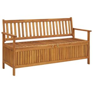 vidaXL Zahradní lavice s úložným prostorem 148 cm z masivního dřeva Akácie