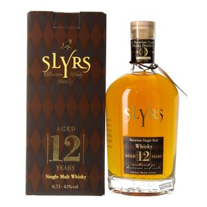 Slyrs 12 Jahre | Bavarian Single Malt Whisky | 0,7l. Flasche in Geschenkbox