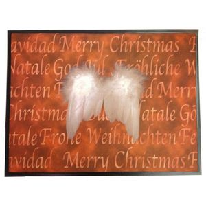 Schuhunterlage Fußmatte - Angel Wings Weihnachten Engel 45x60 cm