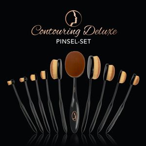 Make up 10er Pinsel-Set Professional Rouge Puder Contouring Augenbrauen Schminke