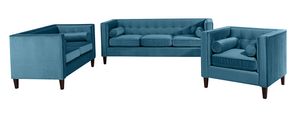 Max Winzer Jeronimo Sofa 3-Sitzer / Sofa 2-Sitzer / Sessel - Farbe: petrol - Maße: 0 cm x 85 cm x 80 cm; 2962-901-2044217-F07