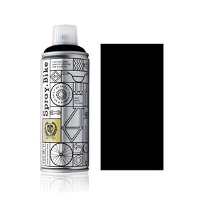 Fahrrad Lackspray Keine GRUNDIERUNG notwendig - Acryllack Spray 400 ml, Farbe:Blackfrias
