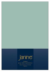 Janine Design elastické prestieradlo ELASTIC-JERSEY 5002 Farba dymovo zelená Veľkosť 200x200 cm