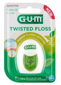 Gum Twisted Floss Nić dentystyczna 30 m, 1 sztuka