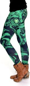cosey - Halloween-Line Leggings (Einheitsgröße) - Design Cthulhu Monster