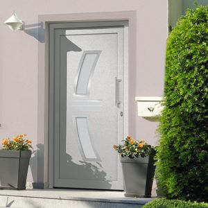 Möbel- Tür Rasen & Garten CLOIS-Haustüren Haustür Weiß 98x208 cm - einfach zu montieren[3737]
