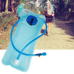 2L Fahrrad Fahrrad Wasser Blase Tasche Outdoor Camping Wandern Trinkbeutel Blau