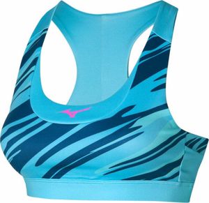 Mizuno Alpha Graphic Bra Maui Blue S Lauf-BH