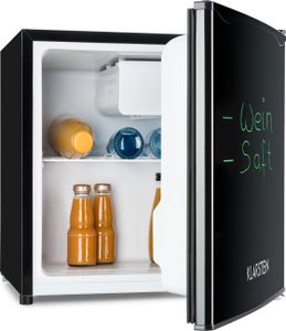 Klarstein Mini chladnička, popisovateľné dvere, popisovač, 42 l, grafitovo sivá