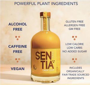 Sentia Spirits Gaba Gold 500 ml pflanzliches alkoholfreies Getränk, vegan, gluten- und gentechnikfrei