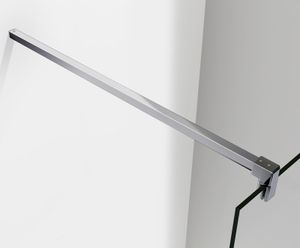 140cm Stabilisator Chrom glänzend für 6-10mm Duschkabine Duschwand walk in Glaswand