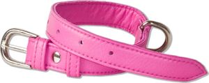 Rimbaldi® Voll-Leder Hundehalsband für kleine Hunde mit 25-35 cm Halsumfang