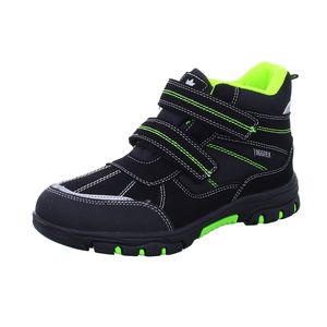 Sneakers Jungen-Tex-Allwetterstiefel Warmfutter Schwarz-Grün, Farbe:schwarz, EU Größe:41